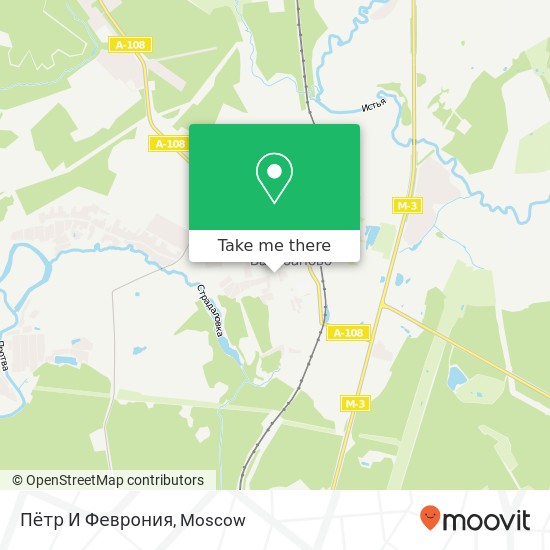 Пётр И Феврония map