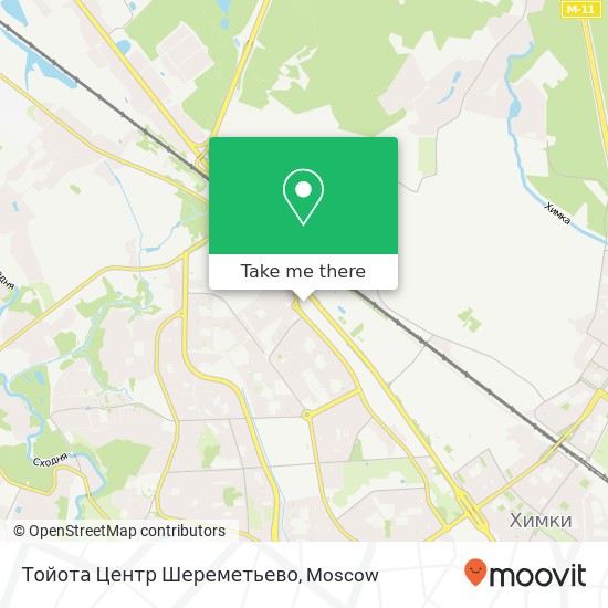 Тойота Центр Шереметьево map