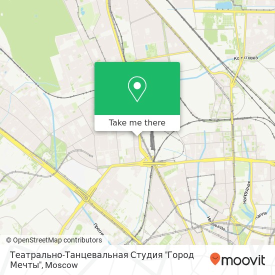 Театрально-Танцевальная Студия "Город Мечты" map