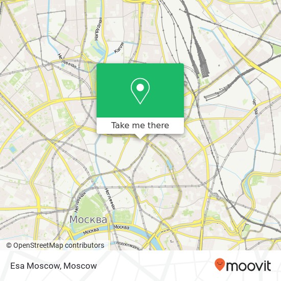 Esa Moscow map