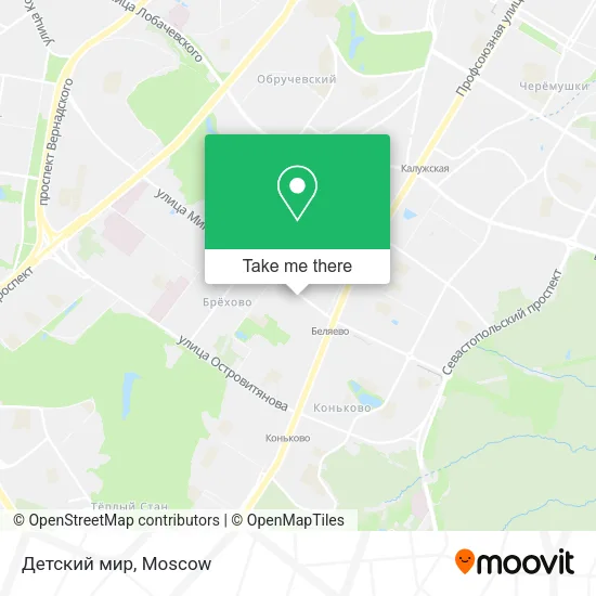 Детский мир map