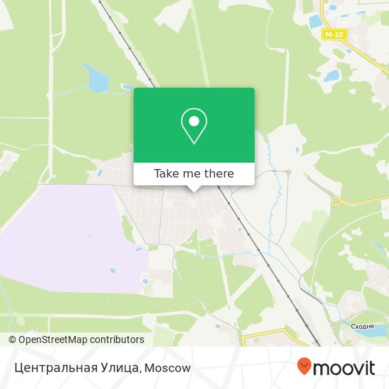 Центральная Улица map