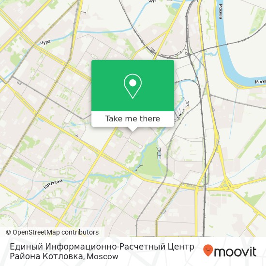 Единый Информационно-Расчетный Центр Района Котловка map
