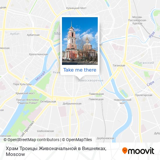 Храм Троицы Живоначальной в Вишняках map