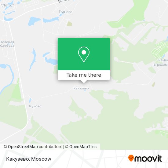 Какузево map