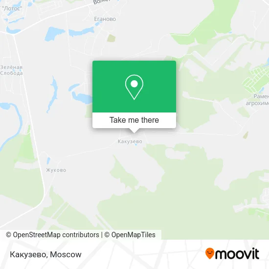 Какузево map