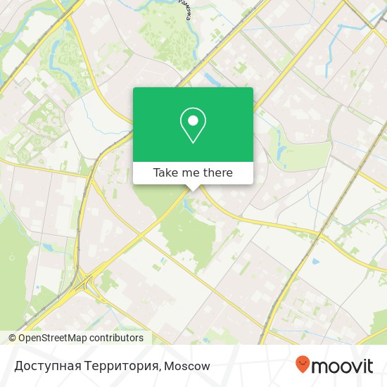 Доступная Территория map