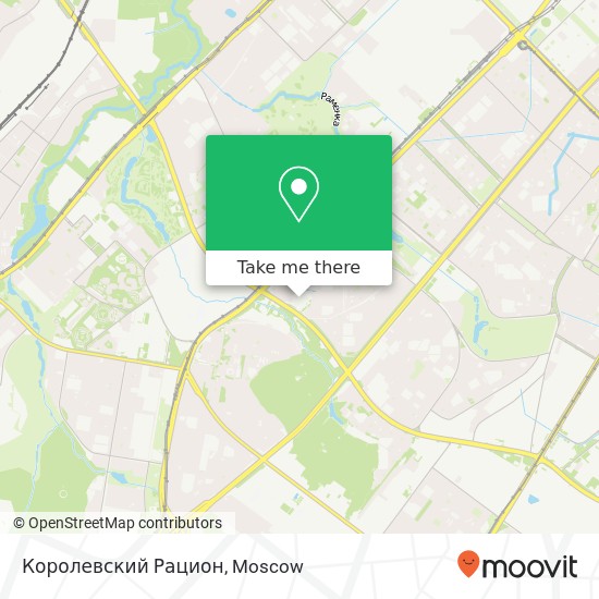 Королевский Рацион map