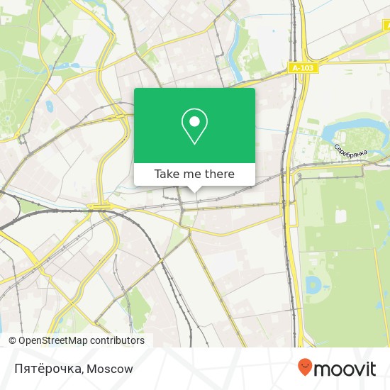 Пятёрочка map