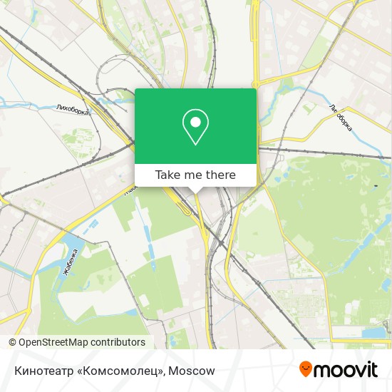 Кинотеатр «Комсомолец» map
