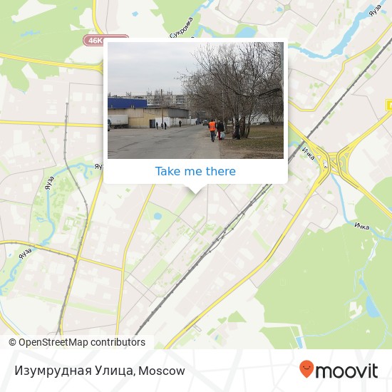 Изумрудная Улица map