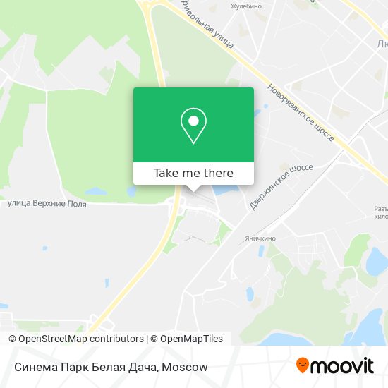 Синема Парк Белая Дача map