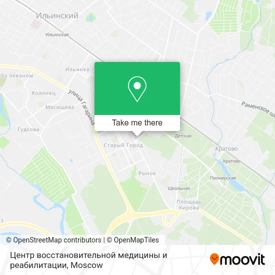 Центр восстановительной медицины и реабилитации map