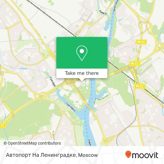 Автопорт На Ленинградке map