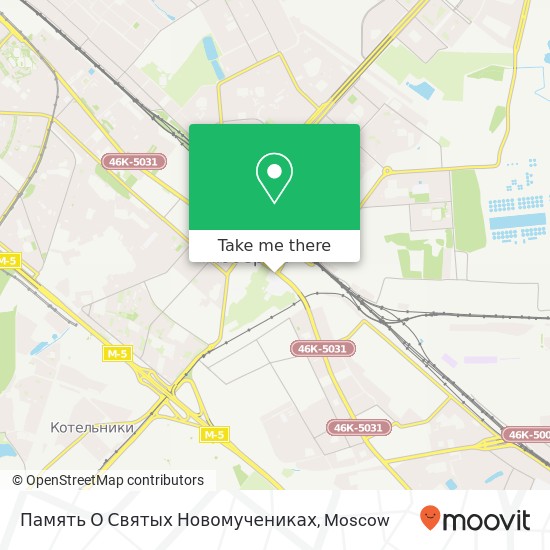 Память О Святых Новомучениках map