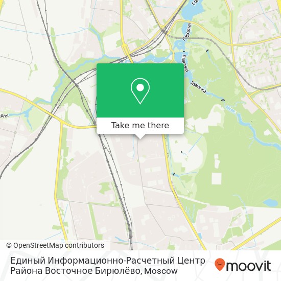 Единый Информационно-Расчетный Центр Района Восточное Бирюлёво map