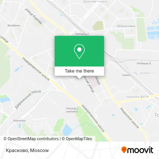 Красково map