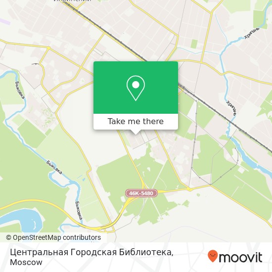 Центральная Городская Библиотека map