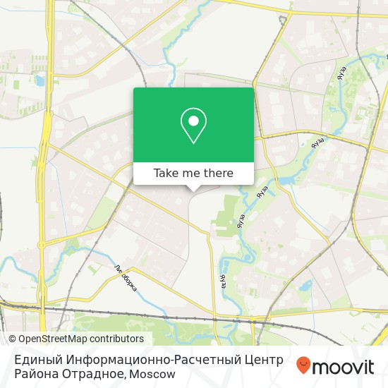 Единый Информационно-Расчетный Центр Района Отрадное map
