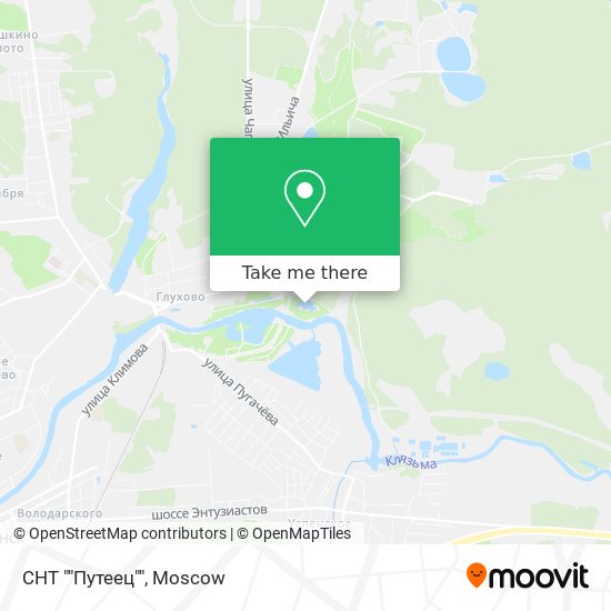 СНТ ""Путеец"" map