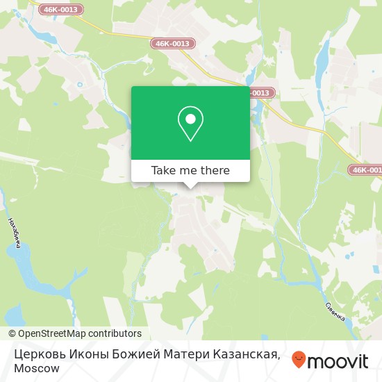 Церковь Иконы Божией Матери Казанская map