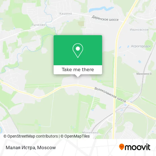 Малая Истра map