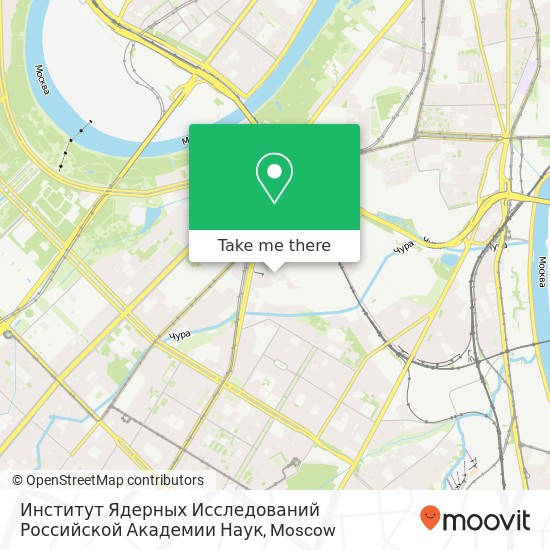 Институт Ядерных Исследований Российской Академии Наук map