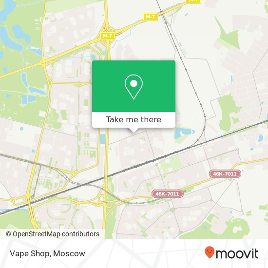 Vape Shop map