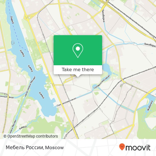 Мебель России map