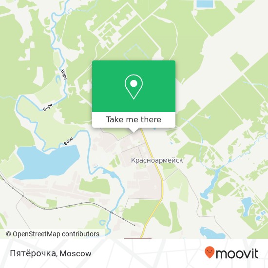 Пятёрочка map