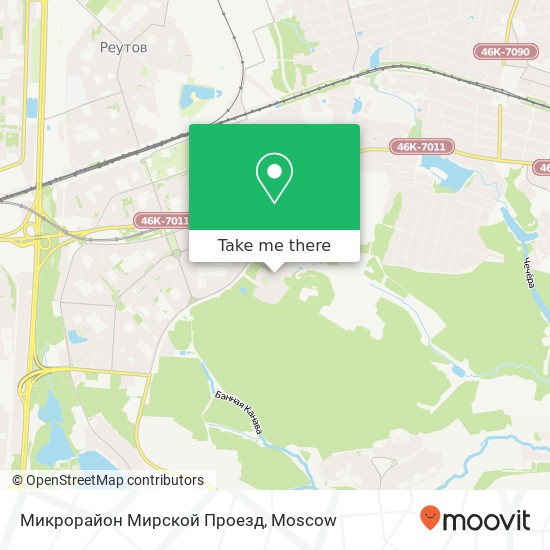 Микрорайон Мирской Проезд map