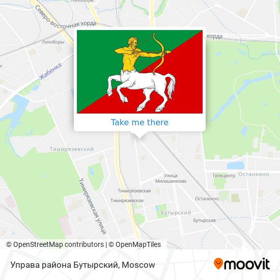 Управа района Бутырский map