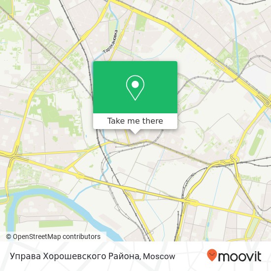 Управа Хорошевского Района map
