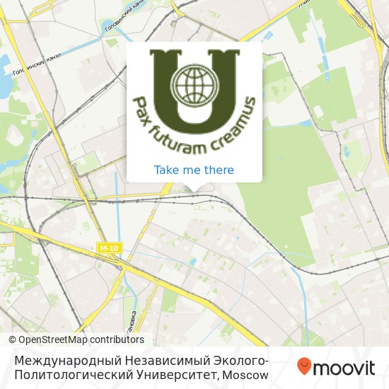 Международный Независимый Эколого-Политологический Университет map