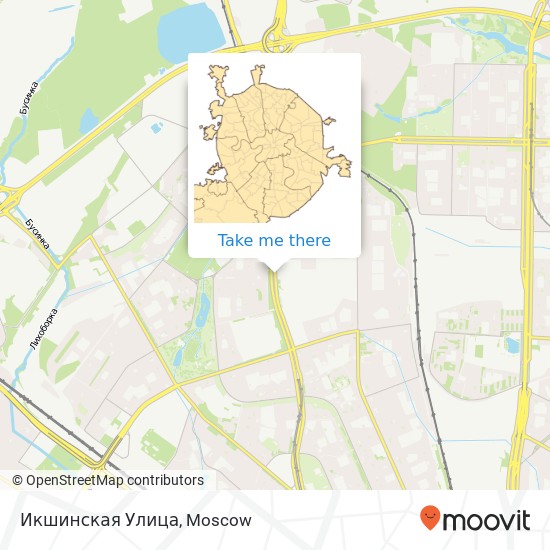 Икшинская Улица map