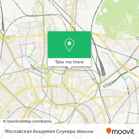 Московская Академия Снукера map