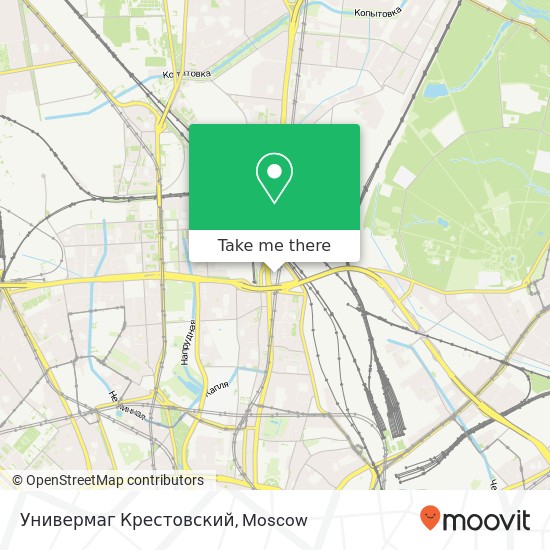 Универмаг Крестовский map