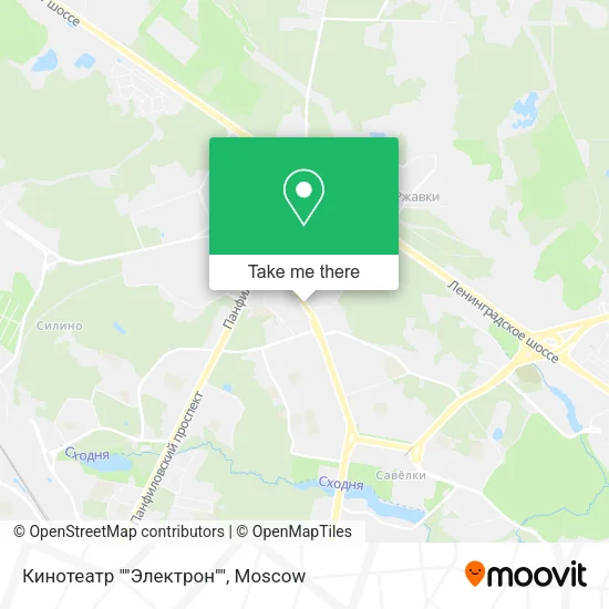 Кинотеатр ""Электрон"" map