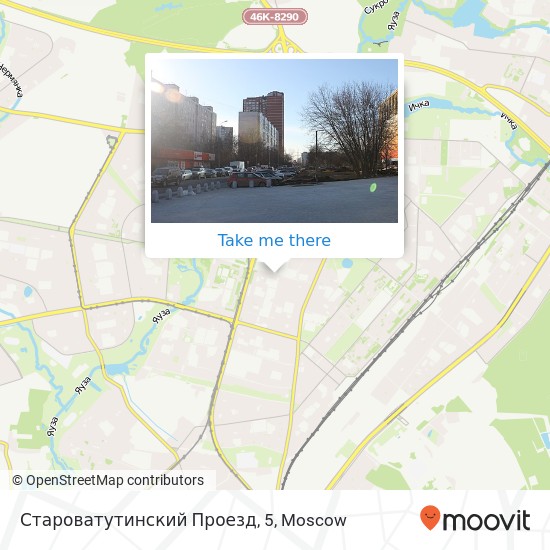 Староватутинский Проезд, 5 map