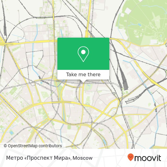 Метро «Проспект Мира» map