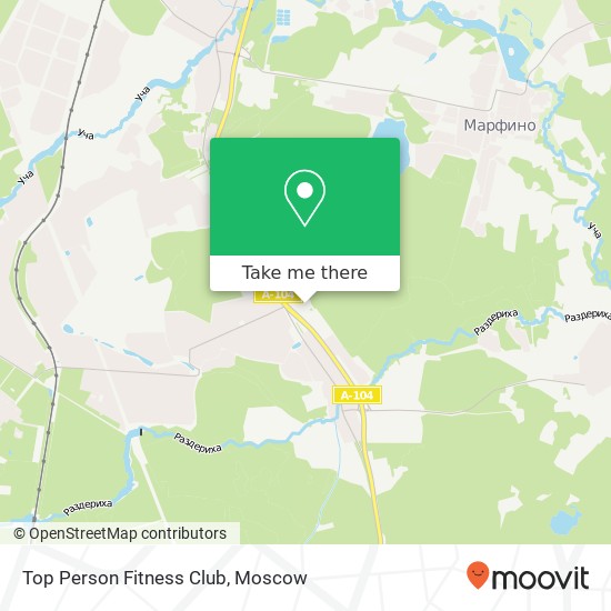 Top Person Fitness Club map