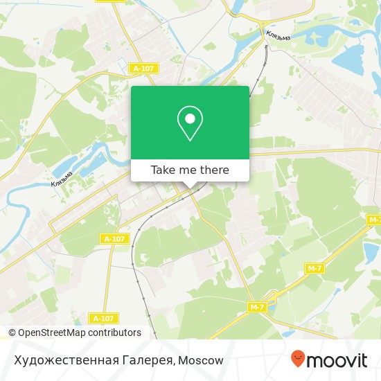 Художественная Галерея map