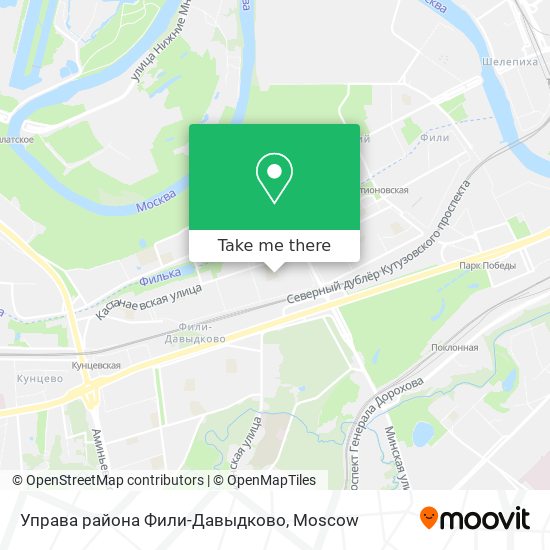 Управа района Фили-Давыдково map