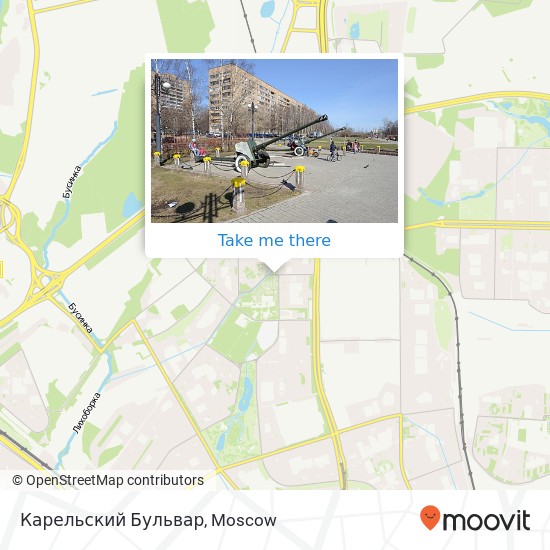 Карельский Бульвар map