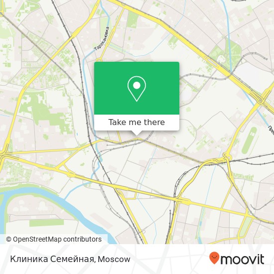 Клиника Семейная map