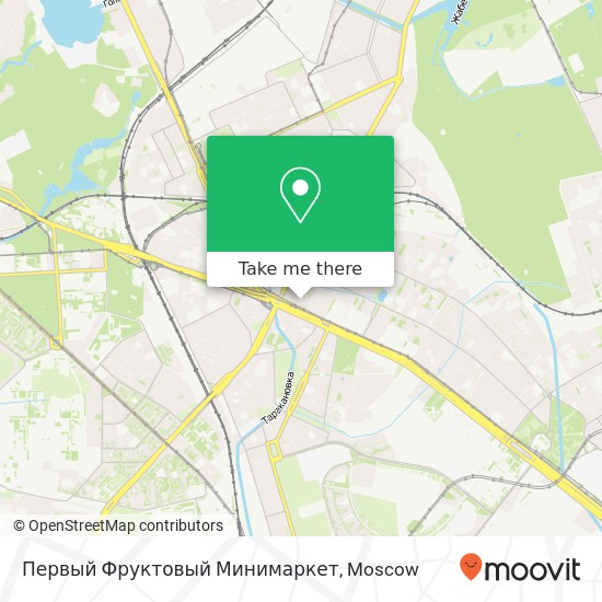 Первый Фруктовый Минимаркет map