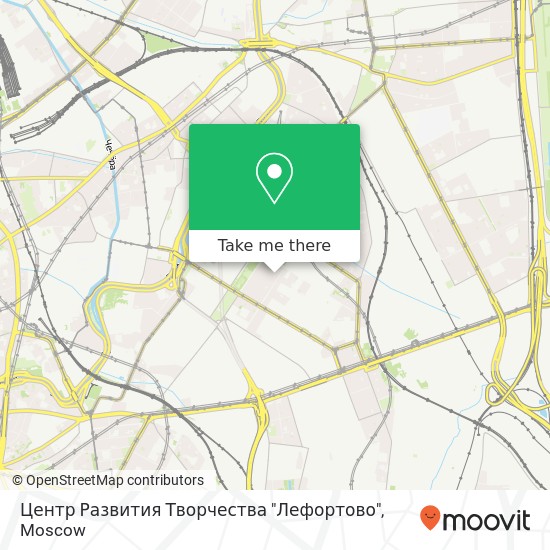 Центр Развития Творчества "Лефортово" map