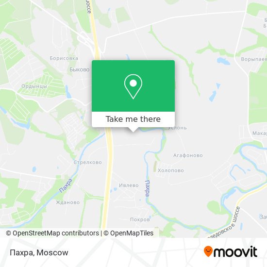 Пахра map