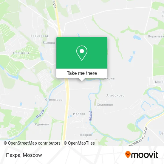 Пахра map