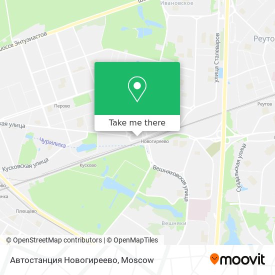 Автостанция Новогиреево map